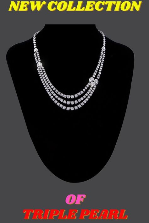 Discover timeless elegance with our Pure Elegance New Collection of Triple Pearl Chains for 2024. Elevate your style effortlessly with versatile pieces and intricate designs. Organize your jewelry with our storage solutions and find inspiration for your lookbook. #jewelry #necklace #pearls     #JewelryLovers #Accessories #StatementJewelry #Jewelry #Fashion #JewelryAddict #Style #HandmadeJewelry #Gemstone #JewelryDesign Lookbook Jewelry, Thigh Jewelry, Latina Jewelry, Health Secrets, Pearl Chains, Wire Jewelry Making, Jewelry Organizer Diy, Pure Elegance, Chunky Jewelry