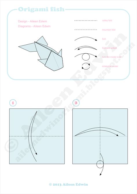 I Need A Hobby, Origami Diagrams, Kids Origami, Origami Fish, Origami Love, Origami Paper Art, Origami Folding, Origami Instructions, Origami Design