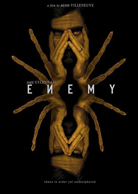 Enemy (2013) [600 x 839] Enemy Movie Poster, Enemy Movie, Enemy 2013, Film Posters Art, Denis Villeneuve, Best Movie Posters, Film Poster Design, Movie Poster Wall, Movie Covers