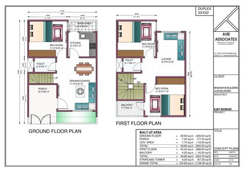 20 50 House Plan, 20x30 House Plans, 20x40 House Plans, Indian House Plans, Small House Floor Plans, Duplex House Plans, House Design Pictures, House Construction Plan, Model House Plan