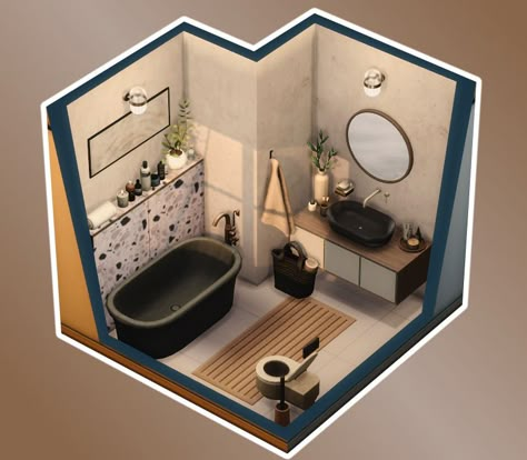 Sims4 Bathroom Ideas, Sims 4 Room Ideas Bathroom, Bathroom Sims 4 Ideas, Sims 4 Small Bathroom, Sims Bathroom Ideas, Sims 4 Rooms Ideas, Sims 3 Bathroom, The Sims 4 Room Ideas, Sims 4 Bathroom Ideas