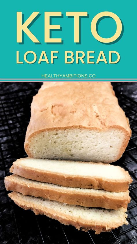 Almond Bread Recipe, Almond Flour Bread Recipes, Recipe With Almond Flour, Low Sugar Dinners, Loaf Bread Recipe, Easy Keto Bread Recipe, Beginners Bread Recipe, Keto Friendly Bread, Keto Bread Recipe