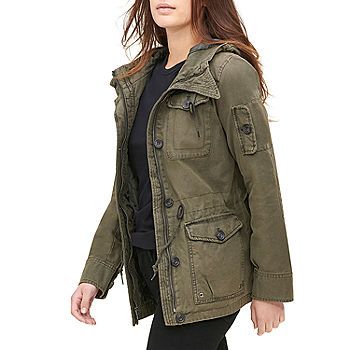 Wolfblood Maddy, Maddy Smith, Army Jacket Women, Construction Outfit, Womens Anorak Jacket, Jacket Outfit Women, Drawstring Jacket, Army Green Jacket, Army Jacket