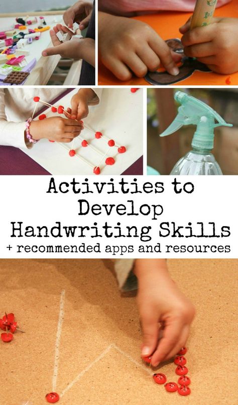 Fun Ways to Work on Handwriting Skills Handwriting Activities, Improve Your Handwriting, Pre Writing Activities, Preschool Fine Motor, Preschool Writing, Motor Skills Activities, Nice Handwriting, Skills Activities, Pre Writing