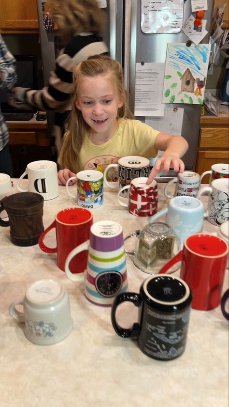 Don't Grab the Wrong Mug 🤣 | mug, kitchen | Don't Grab the Wrong Mug 🤣 Kids and Family play funny table game in kitchen with mugs and an egg (for entertainment purposes only) | By Benson Bros | Facebook Benson Family Games, Crockpot Fried Apples, Benson Bros, Christmas Eve Games, Easter Sides, Easter Cooking, Eve Game, Games Night, Easter Dishes