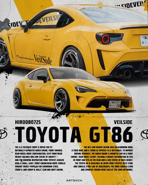 Digital artwork like oldschool style poster. Created using graphic tablet. . . . #drift #drifting #ae86 #gt86 #toyota #cavalcade #cavalcadeofficial #toyotadrift #skyline #r34 #200sx #supra #toyotasupra #toyotaae86 #toyotagt86 Car Poster Design Ideas, Gt 86 Toyota, Supra Poster, Gt86 Toyota, Jdm Poster, Car Poster Design, Automotive Poster, Gt 86, Toyota Ae86