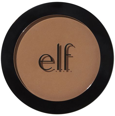 e.l.f. Cosmetics Primer-Infused Bronzer | Ulta Beauty Elf Bronzer, Elf Primer, Elf Products, Bronzer Makeup, Olive Skin Tone, E.l.f. Cosmetics, Maybelline Makeup, Matte Bronzer, Beauty Make-up