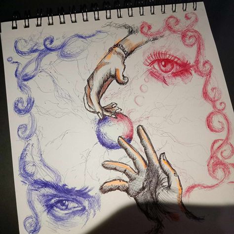 DRAWING sketch. Seeing Somebody else is the greatest contact. admiring from afar can always be like this, letting go of the one you love Is the purest form of love 💕. Using Faber-Castell pens red blue and black drawn on a sketch pad duration 3 hours This was only inspired by a referral but I drew this💙 Admiring You From Afar, Admiring From Afar, Somebody Else, Pure Form, Sketch Pad, Romantic Art, Love Drawings, Faber Castell, Drawing Sketch