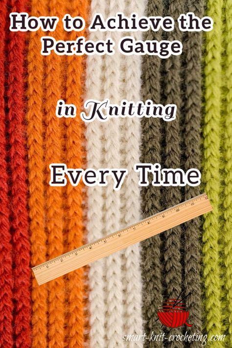 Knitting and Gauge Swatches Knitting Gauge Calculator, Knitting Needle Conversion Chart, Gauge Knitting, Knitting Things, Knitting Terms, Knitting Hacks, Large Knitting, Knitting Help, Knitting Tips