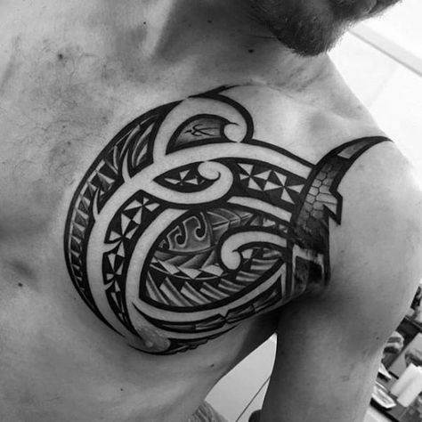 Back Tattoo Polynesian, Back Tattoos For Guys Upper, Upper Back Tattoo, Men Masculine, Upper Back Tattoos, Famous Tattoos, Maori Tattoo Designs, Cool Chest Tattoos, Chest Tattoos For Women