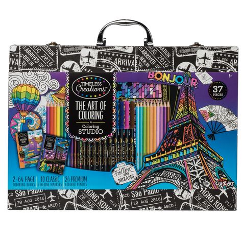 Coloring Set, Alex Toys, Coloring Drawing, Personajes Monster High, Coloring Supplies, Art Case, Z Arts, Premium Colors, Party Kit