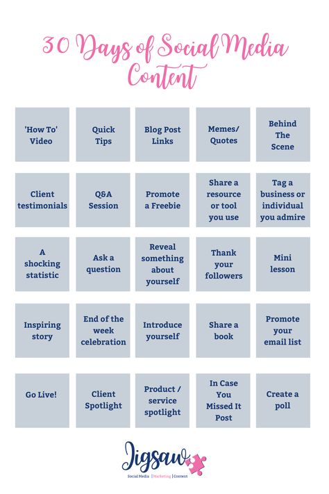 Struggling to come up with social media posts?  Would you like to have a 30 day social media content structure that will keep your business visible,  keep your audience engaged and you consistent? Check out my 30 days of social media content for inspiration and guidance. Social Media Strategy Template, Content Social Media, Social Media Challenges, Social Media Content Strategy, Social Media Content Planner, Social Media Content Calendar, Social Media Marketing Plan, Content Calendar, Social Media Planning