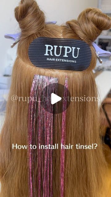 Hair Tinsel Ideas, Tape Ins, Beads Hair, Hair Tinsel, Launch Pad, Hair Beads, Hair Trends, Hair Extensions, Blonde