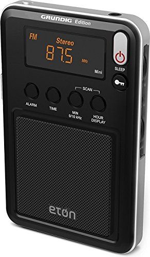 Eton Mini Compact AM/FM/Shortwave Radio, Black, NGWMINIB Sw Radio, Pocket Radio, Shortwave Radio, Portable Radio, Old Radios, Stereo System, Transistor Radio, Amateur Radio, Short Waves