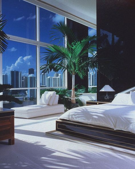 1980s Miami skyline views 🌴 [AI] Get your wall posters on liminaldestinations.com and AI prompts on Ko-fi (links in bio!) • • • • #80sinterior #1980sinterior #80saesthetic #1980s #80svibes #80snostalgia #80sdecor #80s #80spenthouse #80smansion #vintage #interiordesign #homedecor #luxuryhomes #midcentury #midcenturymodern #postmodern #luxury #liminal #vaporwave #retrowave #miami #penthouse #miamivice #vicecity Miami 80s Aesthetic, Liminal Vaporwave, 80s Miami Aesthetic, 80s House Interior, 80’s Decor, Miami Penthouse, 1980s Interior, Miami Architecture, 90s Interior