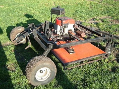 Electric Riding Lawn Mower, Diy Hunting, Garden Tractor Attachments, Atv Implements, Homemade Tractor, Best Lawn Mower, Tractor Idea, Robotic Lawn Mower, Tractor Mower