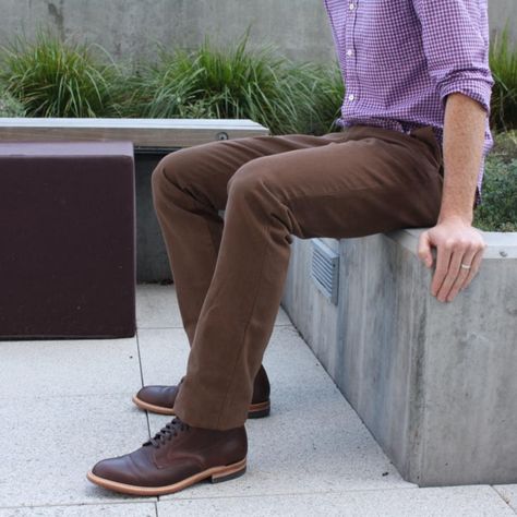 Brown Duck Canvas Chino | USA Canvas Chinos Brown Jeans Outfit Mens, Brown Jeans Outfit, Polo Outfit Men, Brown Chino Pants, Brown Chinos, Polo Outfit, Brown Jeans, Brown Shade, Duck Canvas