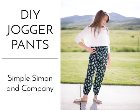 diy jogger pants converting existing pj pants pattern to cuffed jogger pants Diy Jogger Pants, Pajama Pants Pattern, Pants Pattern Free, Diy Pants, Sewing Tops, Sewing Pants, Make Your Own Clothes, Pants Sewing Pattern, Sewing Tutorials Free