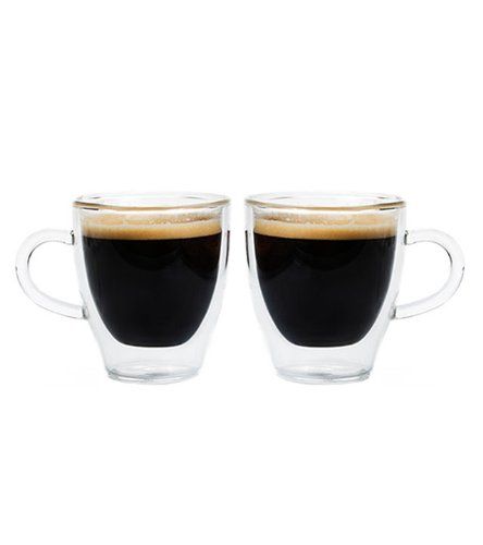 Grosche Turin Double Walled Hand Blown Glass Espresso Cups 140ml 47 Oz Set of 2 >>> Check out this great product. (This is an affiliate link) Double Espresso, Drinkware Sets, Double Wall Glass, Espresso Cups Set, Glass Coffee Cups, Double Shot, Double Glass, Future Apartment, Cups Set