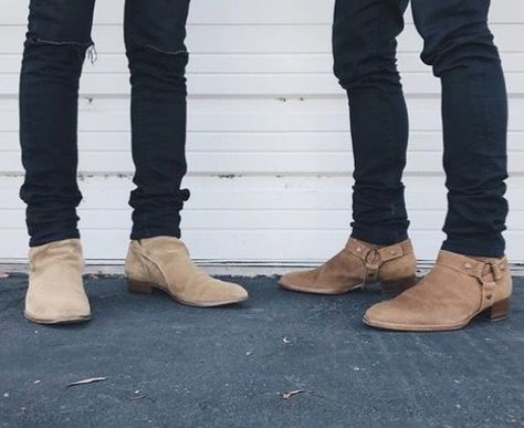 Jodhpur Boots Mens Outfit, Boots Mens Outfit, Ysl Boots, Leather Jacket Outfit Men, Chelsea Boots Outfit, Boots Men Outfit, Saint Laurent Boots, Boots Outfit Men, Men Street Fashion