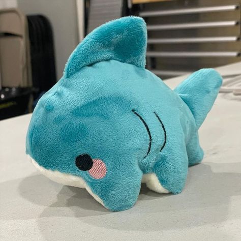 Shark Plushies, Shark Clothes, Shark Stuffed Animal, Shark Plush, Cute Squishies, Shark Gifts, Cute Sewing Projects, Kawaii Plushies, Cute Stuffed Animals