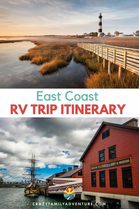 East Coast Vacation, Maine Road Trip, Rv Trip, New England Road Trip, Rv Road Trip, East Coast Travel, East Coast Road Trip, Road Trip Routes, Family Travel Destinations