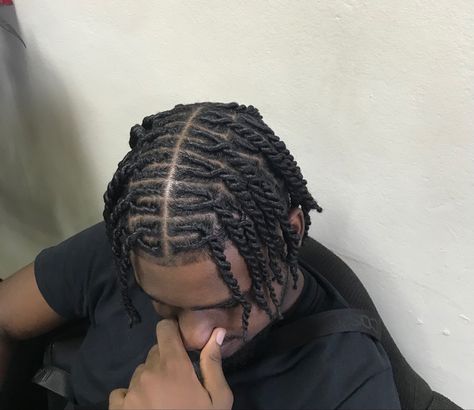 Braids For Men Twists, Plug Twist Men, Cornrows To Twists, Men’s Protective Hairstyles, Kamikaze Twists Men, Invisible Locs Twist Men, Interlock Hairstyles, Twist Men Hair Black Man, Rope Twists Men