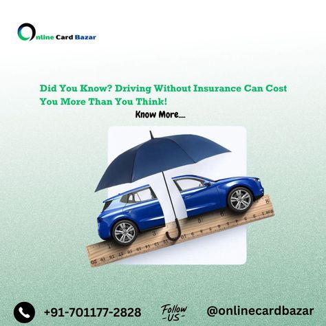 Did You Know? Driving Without Insurance Can Cost You More Than You Think!" – Educate about the legal and financial consequences of not having vehicle insurance. #DriveSafeSaveBig #InsureYourJourney #RideProtected #MotorInsuranceMatters #BikeCoverageReady #CarInsuranceHeroes #SecureYourRide #RoadSafetyFirst #InsuranceForAllVehicles #DriveWithConfidence #ProtectYourVehicle Vehicle Insurance, Drive Safe, Car Insurance, Did You Know, You Think, Thinking Of You, Insurance, Bike, Education