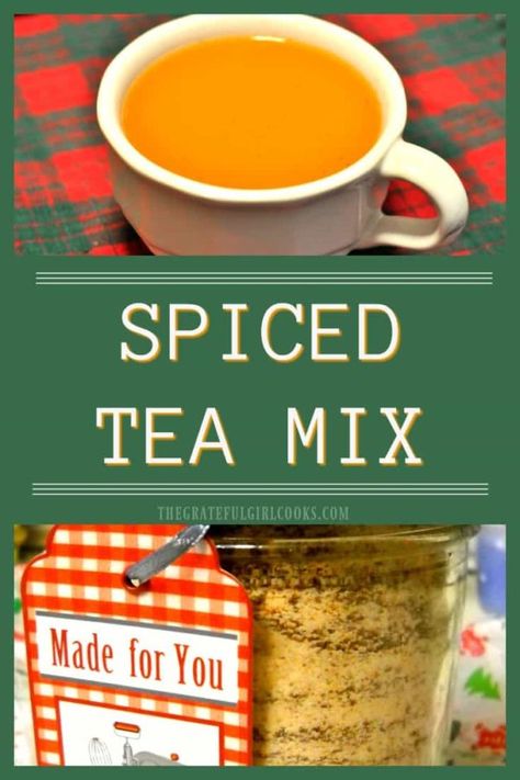 Orange Spice Tea Recipe, Russian Tea Recipe Tang, Spiced Tea Recipe With Tang, Friendship Tea Recipe, Recipes With Honey, Spice Tea Mix, Spiced Tea Recipe, Orange Spice Tea, Hot Tea Recipes