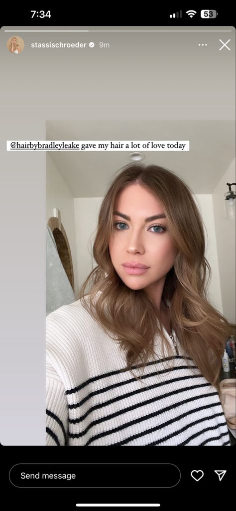 Stassi Schroeder, Hair Inspiration Color, Dark Blonde, Face Hair, Light Brown Hair, Dark Hair, New Hair, Cute Hairstyles, Hair And Nails