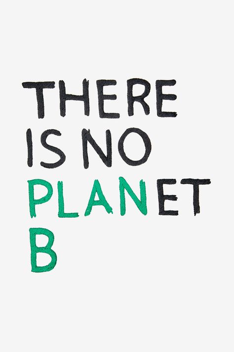 There Is No Planet B - DMC Planets Quote, Decorated Tote Bags, There Is No Planet B, Free Embroidery Patterns, Banana Pattern, No Planet B, Monkey Pattern, Novelty Yarn, Poppy Pattern