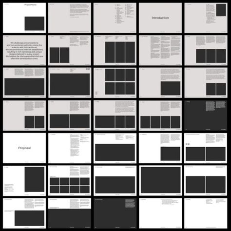 Indesign Layout Presentation, Folio Layout Design, Portfolio Layout Indesign, Design Folio Layout, Indesign Layout Architecture, Portfolio Ppt Design, Portfolio Grid Layout, Presentation Grid Layout, Architecture Book Design Layout