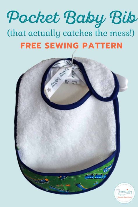 Free pocket baby bib sewing pattern (that actually catches the mess!) Baby Bib Sewing Pattern, Diy Baby Bibs Pattern, Bib Sewing Pattern, Easy Baby Sewing Patterns, Baby Bibs Patterns Free, Side Hussle, Sewing Bias Tape, Baby Bib Pattern, Diy Pocket