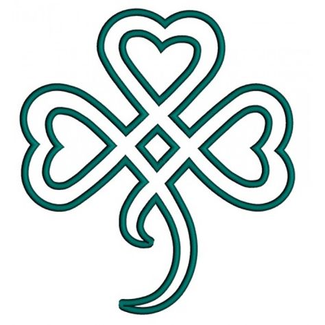 Irish Quilt Patterns, Celtic Symbols And Meanings, Celtic Coloring, Shamrock Tattoos, Celtic Shamrock, Irish Tattoos, Clover Tattoos, Knot Tattoo, Moon Tattoo Designs