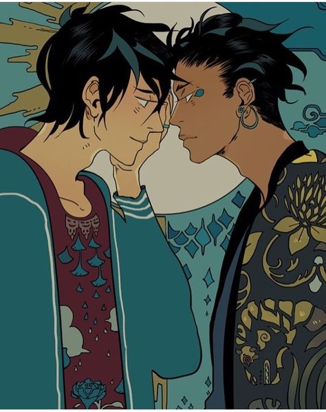 Malec!! Art by Cassandra Jean Cassandra Jean, Magnus And Alec, Cassandra Clare Books, Shadowhunters Malec, The Dark Artifices, Gurren Lagann, City Of Bones, Cassandra Clare, Manga Boy