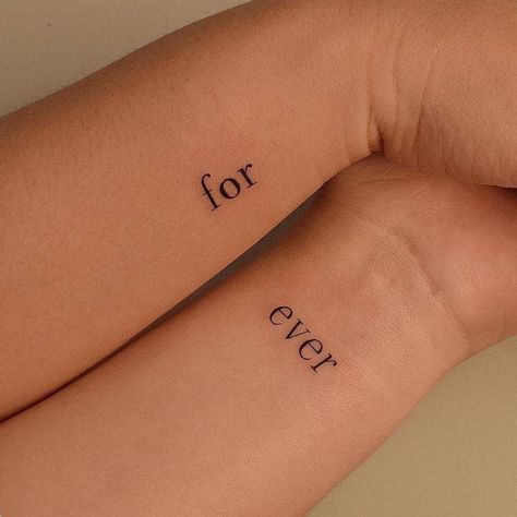 Matching Friendship Tattoos, Always Tattoo, Maching Tattoos, Forever Tattoo, Matching Best Friend Tattoos, Herz Tattoo, Tattoos Geometric, Парные Тату, Bff Tattoos