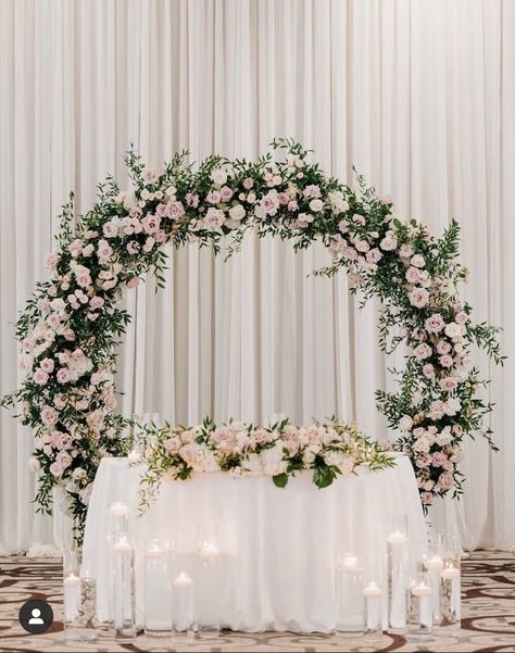 Blush Pink Sweetheart Table, Sweetheart Table Wedding Arch, Sweetheart Table Wedding Elegant, Sweetheart Table Wedding Flowers, Sweetheart Backdrop, Sweetheart Table Wedding Backdrop, Sweetheart Table Wedding Decor, White Sweetheart Table, Sweetheart Table Florals