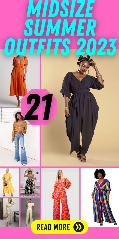 Midsize Fashion Summer 2023, Midsize Summer Outfits, Midsize Summer Outfit, Night Out Outfit Summer, Feminine Summer Outfits, Chubby Girl Outfits, Midsize Summer, Fall Outfits 2023, Engagement Photo Outfits Fall