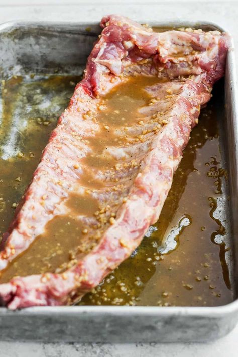 Pork Rib Marinade Recipes Grilling, Rib Marinade Recipe, Marinating Ribs, Ribs Marinade Recipe, Pork Rib Marinade, Rib Marinade, Pork Ribs Grilled, Ribs Recipes, Easy Ribs