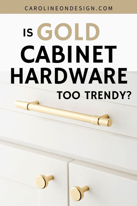 Bathroom Hardware Trends 2022, Gold Cabinet Pulls On White Cabinets, White Kitchen Cabinet Handle Ideas, White Kitchen Brushed Gold Hardware, Brass Cupboard Handles, How To Pick Kitchen Hardware, White Kitchens With Gold Hardware, Top Knobs Hardware Kitchen Cabinets, White Kitchen Gold Handles