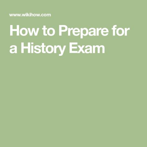 How to Prepare for a History Exam Making Flashcards, History Exam, Mnemonic Devices, Memorization, Study History, Study Skills, Your Head, To Read, Dates