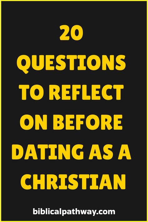 Embarking on a new relationship is a significant step, especially when your faith plays a central role in your life. Before you begin dating as a Christian, consider these 20 introspective questions to ensure you’re Questions To Ask Yourself Before Dating, Christian Dating Questions, Questions To Ask Before Dating, Introspective Questions, Date Night Questions, Relationship Expectations, Conversation Starters For Couples, Looking For A Relationship, Christian Couples