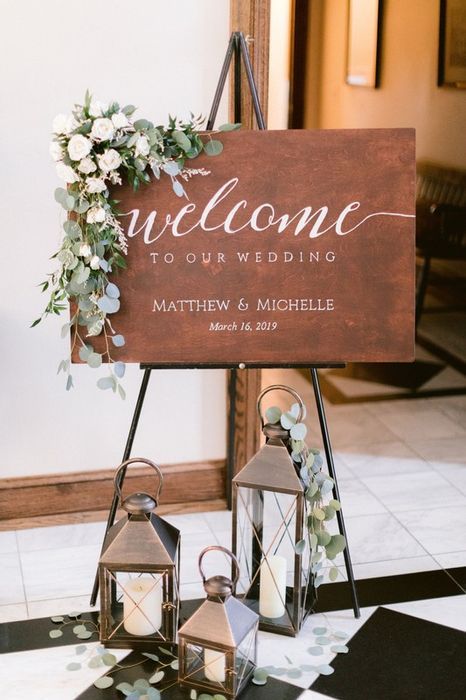 Community House of Moorestown Reviews - Moorestown, NJ - 42 Reviews Modern Wedding Diy, Rustic Wedding Signs Diy, Eucalyptus Wedding Decor, Deco Champetre, Wedding Ceremony Ideas, Wedding Signs Diy, Warehouse Wedding, Rustic Wedding Signs, Wedding Floral Centerpieces