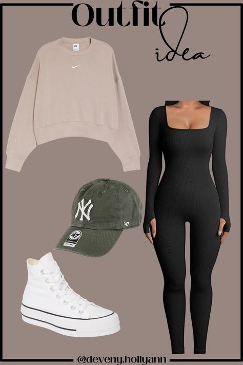 Cute Outfits With Bodysuits, How To Style A One Piece Bodysuit, One Piece Body Suit Outfit Winter, Cute Body Suit Outfits, Black Bodysuit Outfit Winter, Black Body Suit Outfits, One Piece Body Suit Outfit, One Piece Bodysuit Outfit, Full Body Suit Outfits