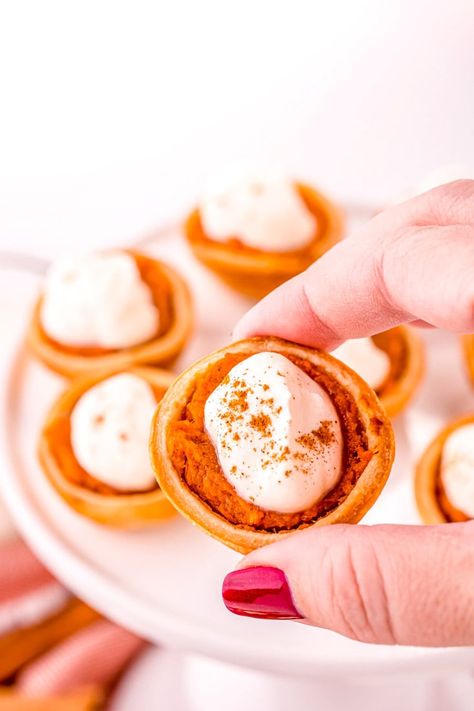 Sweet Potato Pie Recipes Easy, Mini Sweet Potato Pie, Pie Recipes Easy, Sweet Potato Pie Recipes, Canned Sweet Potato Recipes, Sweet Potato Pie Recipe Easy, Sweet Potato Pies, Mini Pie Crust, Premade Pie Crust