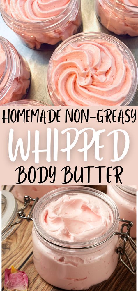 whipped body butter Easy Diy Body Butter, Easy Body Butter Recipes, Body Butter Recipes, Body Cream Recipe, Diy Whipped Body Butter, Diy Body Butter Recipes, Body Butter Recipe, Butter At Home, Homemade Lotion Bars