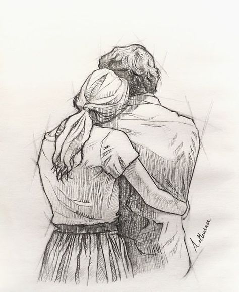 Romantic Pencil Drawing, Simple Pencil Sketches Aesthetic, Couple Pencil Sketches Love, Cute Couple Drawings Aesthetic Sketch, Pencil Sketches Love, Pencil Drawing Images Of Love, Couple Picture Drawing, Couple Pencil Drawings, Pencil Art Drawings Love