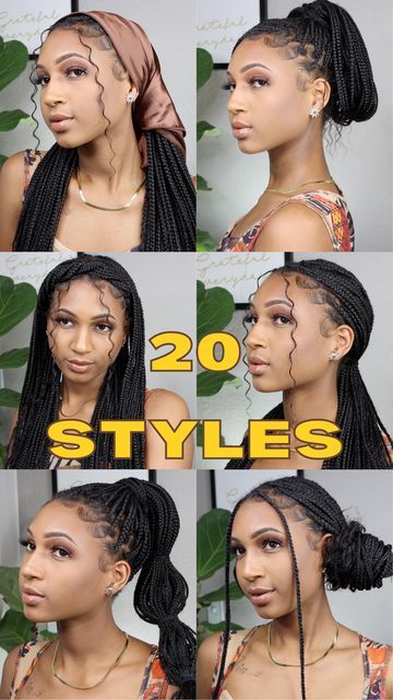 Knotless Box Braid Bun, Cute Updos For Box Braids, Knotless Box Braids With Curly Ends Bun, Wats Yo Style Knotless Braids, Knotless Braids Hairstyles Updo Bun, Wedding Knotless Braid Hairstyles, Messy Bun With Knotless Braids, Box Braids Messy Bun Hairstyles, Styles For Knotless Box Braids