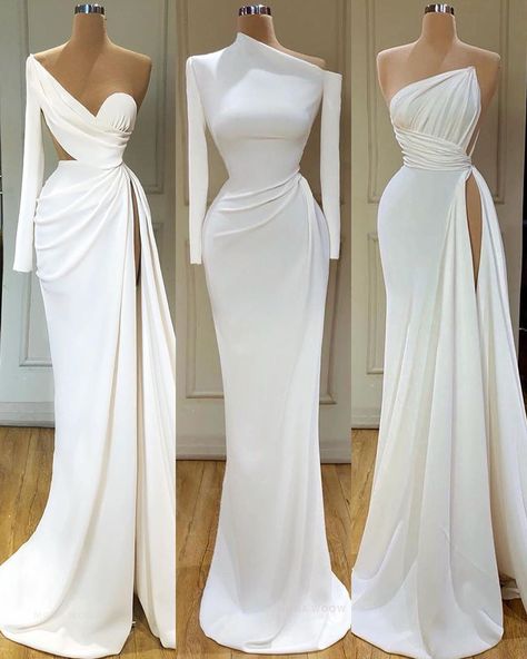 Moda WOOW’s Instagram profile post: “Moda Woow 😍  1 - 24  ??? via @valdrinsahitiofficial . . . . . #loveit #love #fashion #style #fashionable #newyork #london #dubai #paris…” Dresses On Mannequins, Dresses Classy Elegant, Gala Dresses, Dresses Elegant, White Dresses, Glam Dresses, 가을 패션, Dream Wedding Dresses, Event Dresses