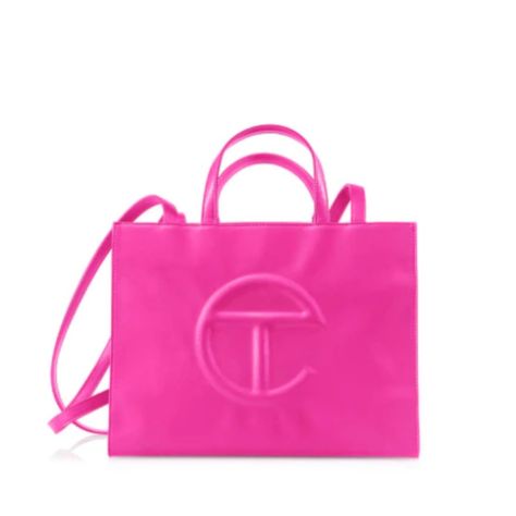 Brand New Medium Telfar Shopping Bag In Azalea. This Color Is Gorgeous In Person. Never Used, Just Received It And It Isn't My Color. Happy To Answer Any Questions You May Have. Pink Telfar Bag, Pink Telfar, Medium Telfar, Telfar Shopping Bag, Telfar Bag, Shoes Outfit Fashion, Leather Decor, Handbag For Women, Cotton Drawstring Bags